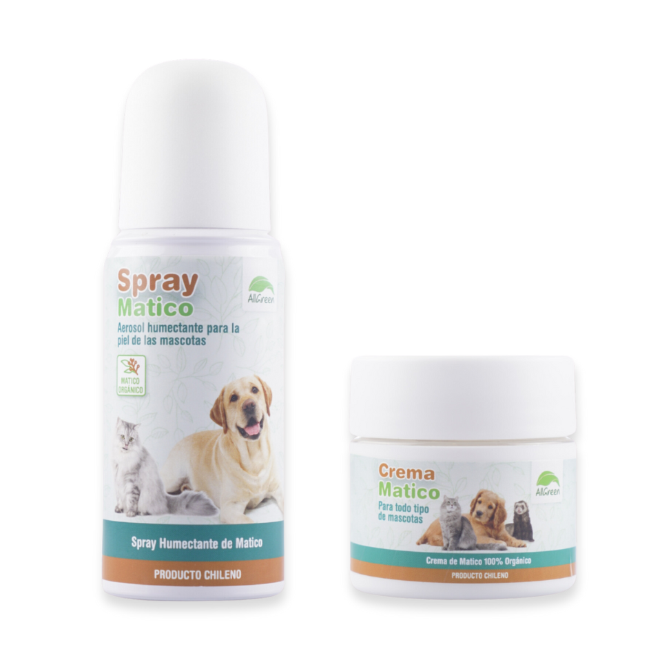 Pack: Spray de matico 150 ml + Crema de matico 60 ml