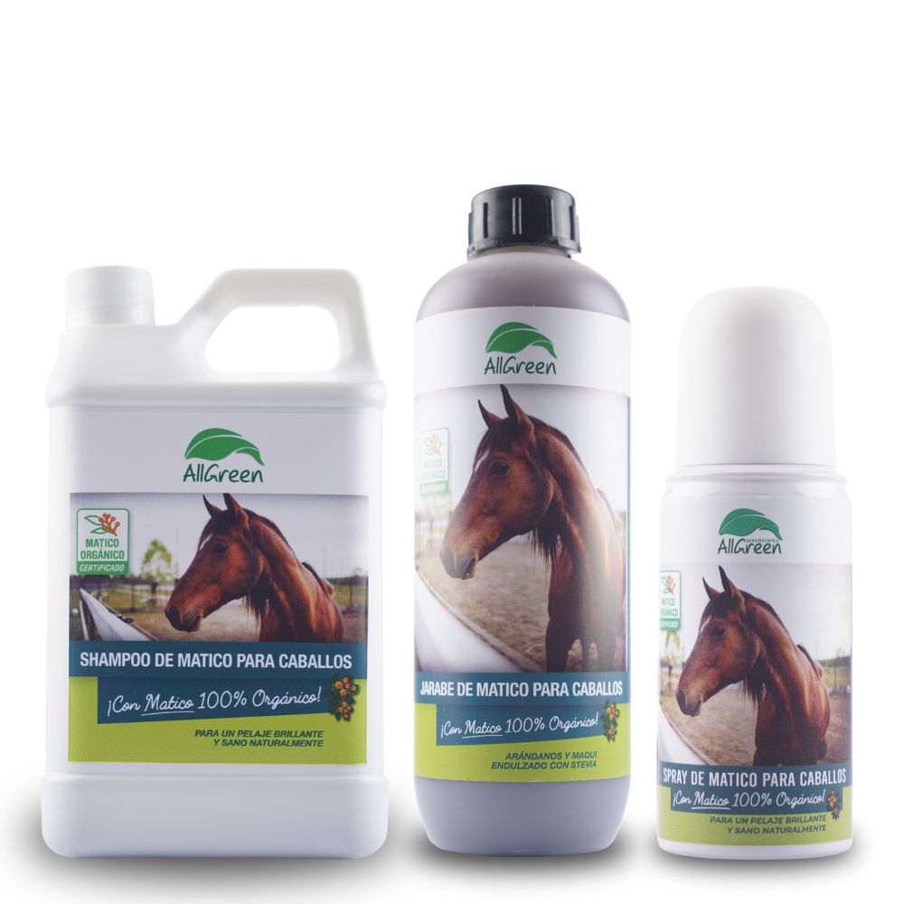 Pack: Shampoo De Matico 1L + Jarabe 1L + Spray 150 ML