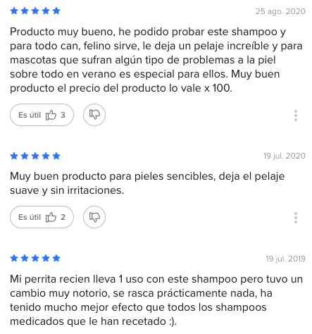 Shampoo de Matico orgánico 1 litro