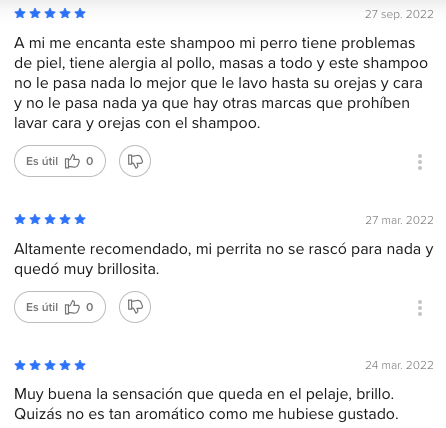 Shampoo de Matico orgánico 1 litro
