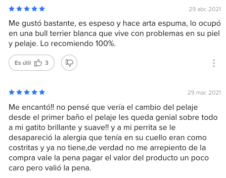 Shampoo de Matico orgánico 1 litro