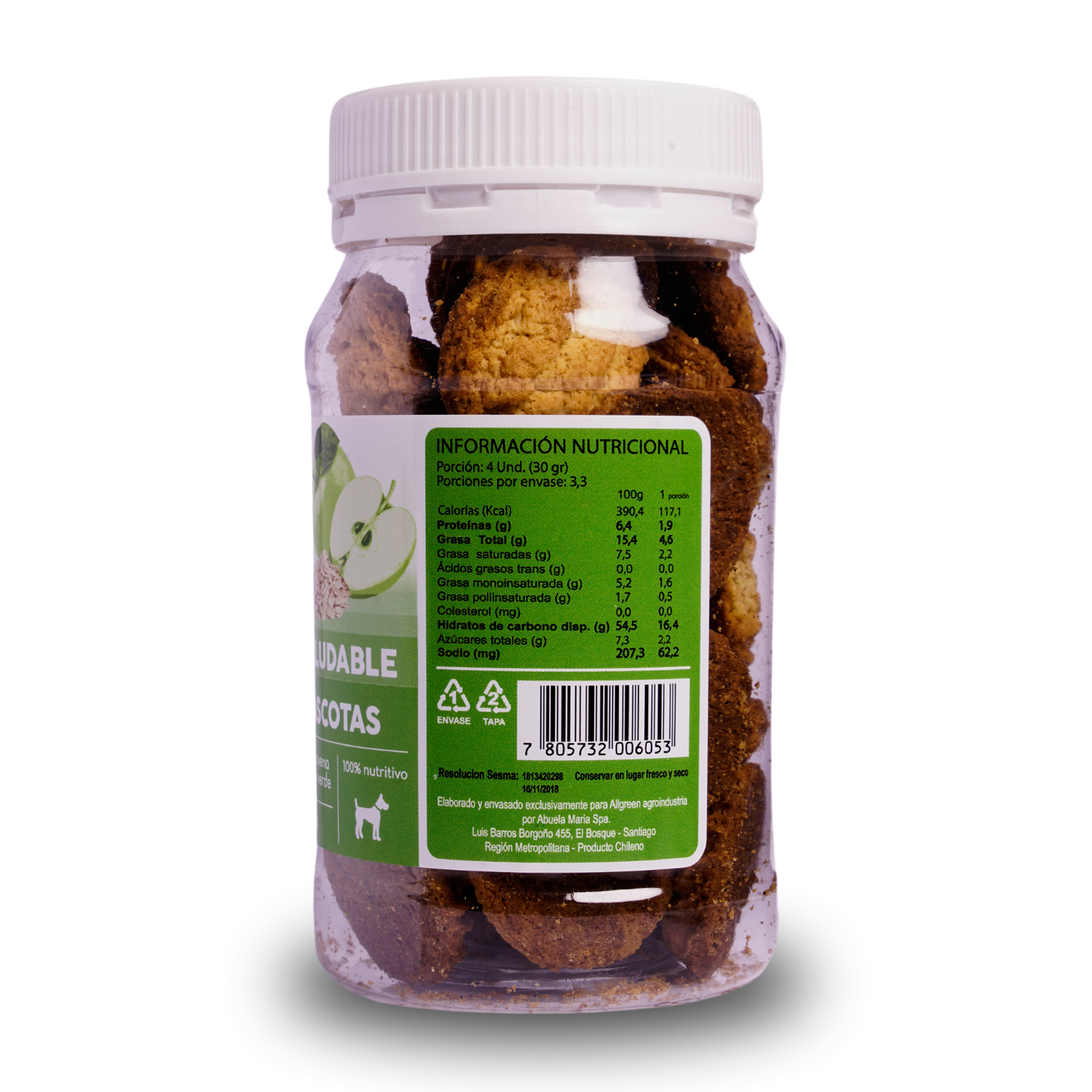 Snack Saludable Matico – Manzana 100 grs