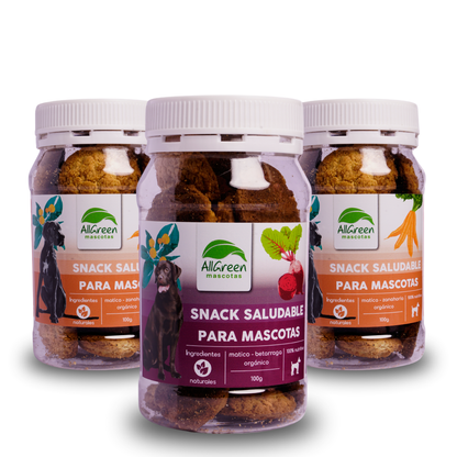 Pack: 3 Snacks Saludables (combínalos como quieras)